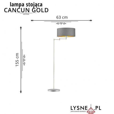 Lampa podłogowa CANCUN GOLD