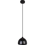 Lampa wisząca nad stół drewniana czarna ACORN I