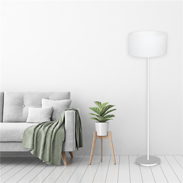 NOWOCZESNA LAMPA STOJĄCA BARI WHITE 1xE27 MLP4682