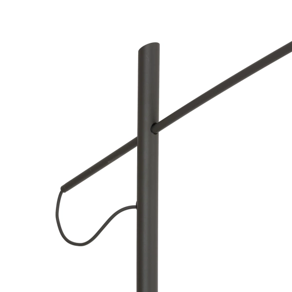 Lampa podłogowa POISE umbra gray A E27 wys.240cm dług.260cm przewód 270cm włącznik | 11767