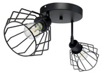 ARTEMIDA PLAFON 2 POZIOMY MODERNO CZARNA