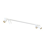 Lampa punktowa listwa natynkowa MONO IV dł. 118cm GU10 | biały złoty