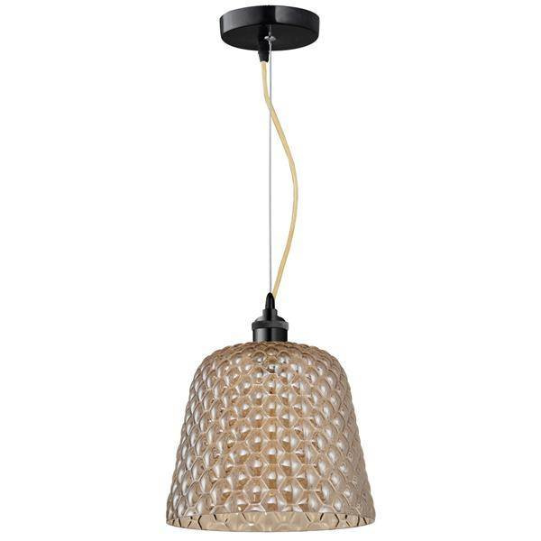 Nowoczesna lampa wisząca RIO bursztynowy ML5554