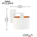 Kinkiet SPLIT GOLD