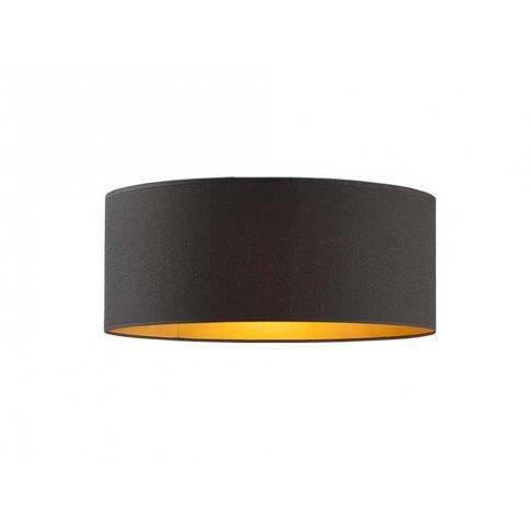 Nowoczesny plafon do salonu DUBAJ fi - 30 cm GOLD