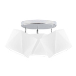 Lampa sufitowa do pokoju dziecięcego kolorowe abażury Tęczowy Diamencik