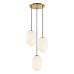 Lampa wisząca ALIAS GOLD 3xE14 koło