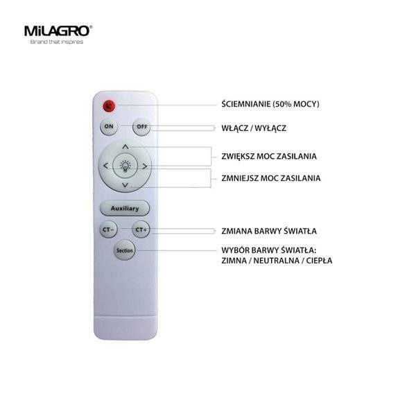 Plafon CLOUD 40W LED Ø480 mm ML6173