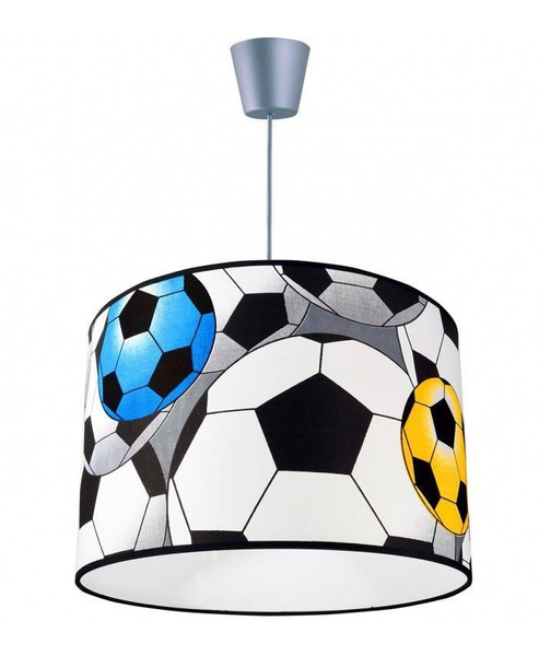 Lampa do pokoju dziecka z motywem piłkarskim z abażurem