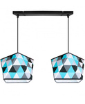 Lampa wisząca do pokoju dziecka podwójna Diament