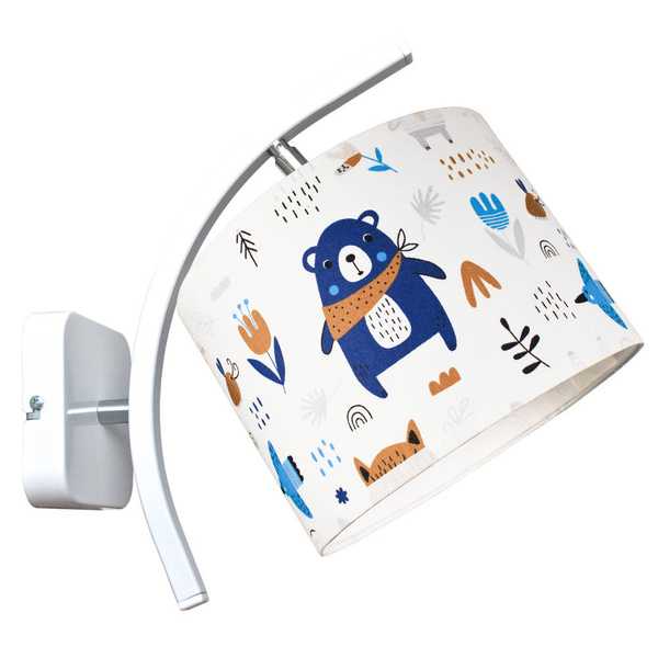 Lampa sufitowa do pokoju dziecka z motywem misia regulowana pająk TEDDY 2xE27 Led 