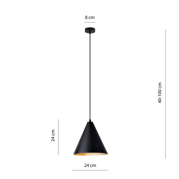 REBEL 1 BLACK/GOLD oprawa oświetleniowa
