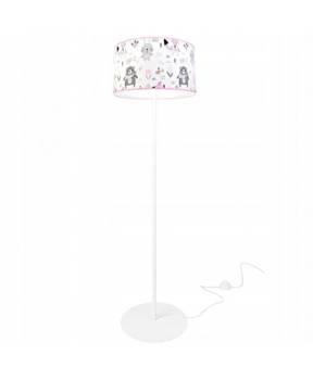 Lampa stojąca dziecięca z abażurem