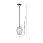 Stylowa lampa wisząca TANGO CLEAR ML6163