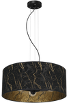 Lampa wisząca SENSO Black/Gold 3xE27