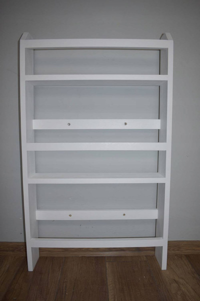 Regał do pokoju dziecka drewniany półka modułowa biała   