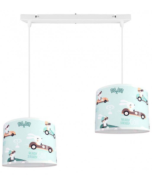 Lampa wisząca do pokoju dziewczynki Flaming 2 