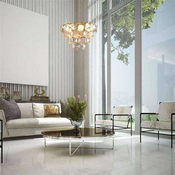 Żyrandol glamour DIANA GOLD ML5986