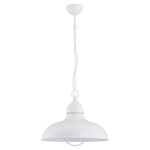 Lampa wisząca zwis retro KITCHEN biały śr. 40cm