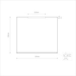 Lampa wisząca CL H LED PRO dł. 119cm 29W LED ciepła biel 3000K | czarny