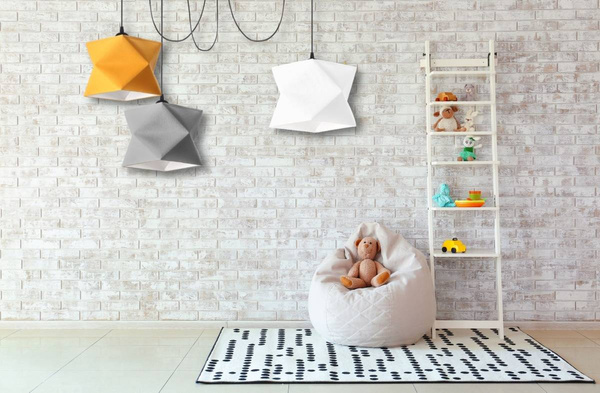 Lampa wisząca do pokoju dziecka typu pająk kolorowa Diament Spyder 3