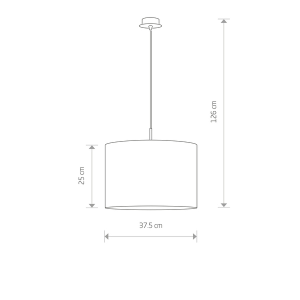 Lampa wisząca ALICE White śr. 37cm
