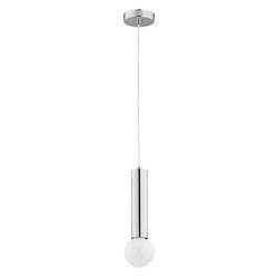 Nowoczesna tuba lampa wisząca JAZZ E27 wys. 90cm | chrom