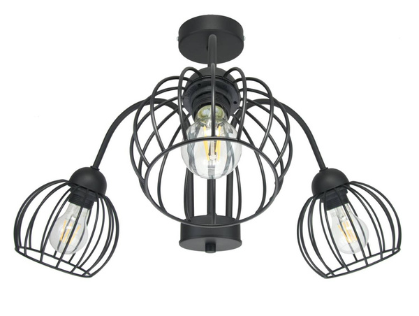 SUFITOWA LAMPA ARCANA 3 CZARNY KULA