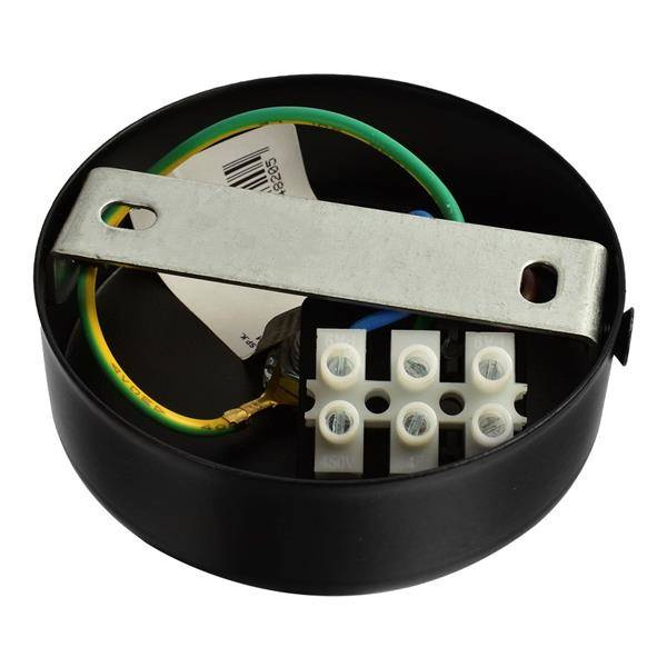 Lampa sufitowa nowoczesna PARMA I czarny/biały śr. 14cm