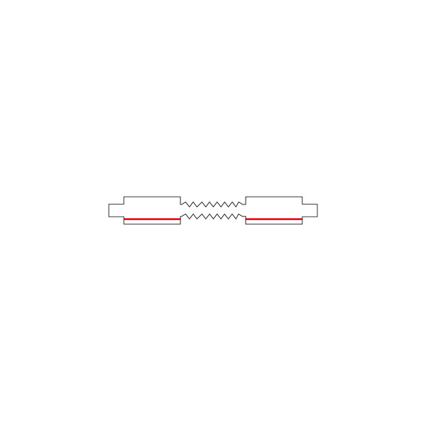 Łącznik CTLS POWER STRAIGHT CONNECTOR BLACK