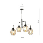 LUKKA 4 BLACK/AMBER