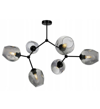 Nowoczesna Lampa sufitowa w stylu Loft szklane klosze