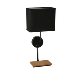 KETO KINKIET CZARNY 1X40W E14 ABAŻUR Z WŁĄCZNIKIEM