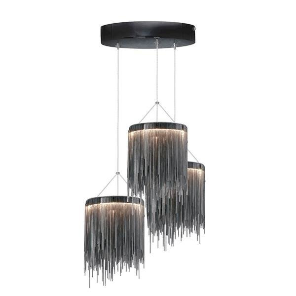 Designerska lampa wisząca CASCATA BLACK ML3797