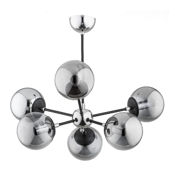Lampa sufitowa ALFA MELODY CHROM 6xE14 60cm | 28396