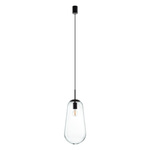 Lampa wisząca PEAR L w nowoczesnym stylu | czarny