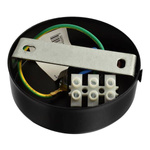 Lampa sufitowa nowoczesna PARMA I czarny/biały śr. 14cm