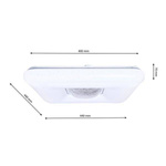 Plafon YAX 24W LED Ściemnialny+ Pilot ML4402