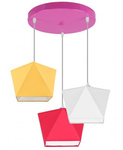 Lampa do pokoju dziecięcego kolorowa Diament 3