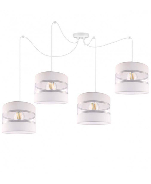  Lampa do pokoju dziecięcego typu pająk, kolorowe abażury