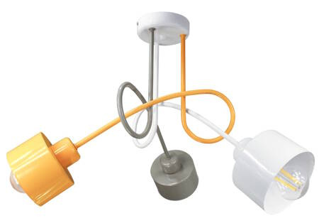 Lampa sufitowa do pokoju młodzieżowego Edison Loft 3