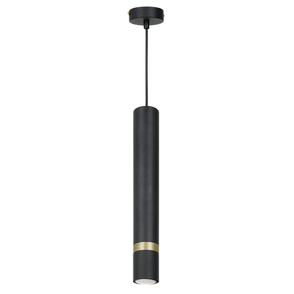 Lampa wisząca JOKER, czarny/złoty satynowy, 1x8W GU10, MLP9666