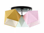 Lampa do pokoju dziecięcego kolorowa Minorka 3xE27