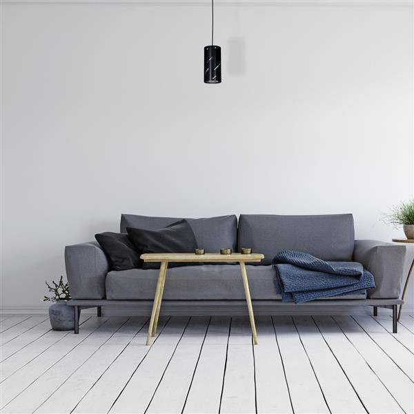 Nowoczesna lampa wisząca JIM BLACK 1XE27 MLP4893