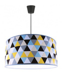 Lampa do pokoju dzicecego z kolorowym z abażurem 