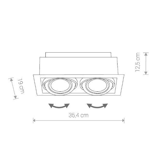 Lampa DOWNLIGHT SILVER ES111