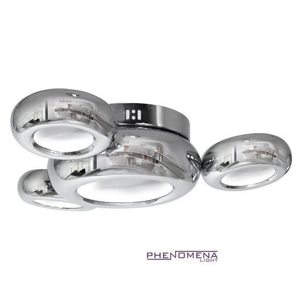 Lampa sufitowa chrom LED SPACE 55cm 