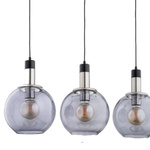 Nowoczesna lampa wisząca VANELO CHROM OP. 3 PŁ