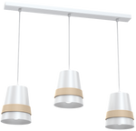 Nowoczesna lampa wisząca listwa VENEZIA WHITE 3xE27 MLP5438
