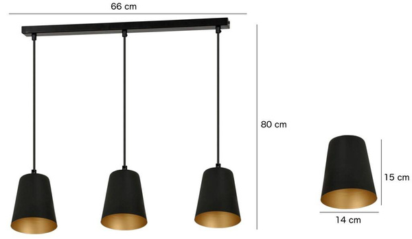 MILARGO 3 BLACK / GOLD
